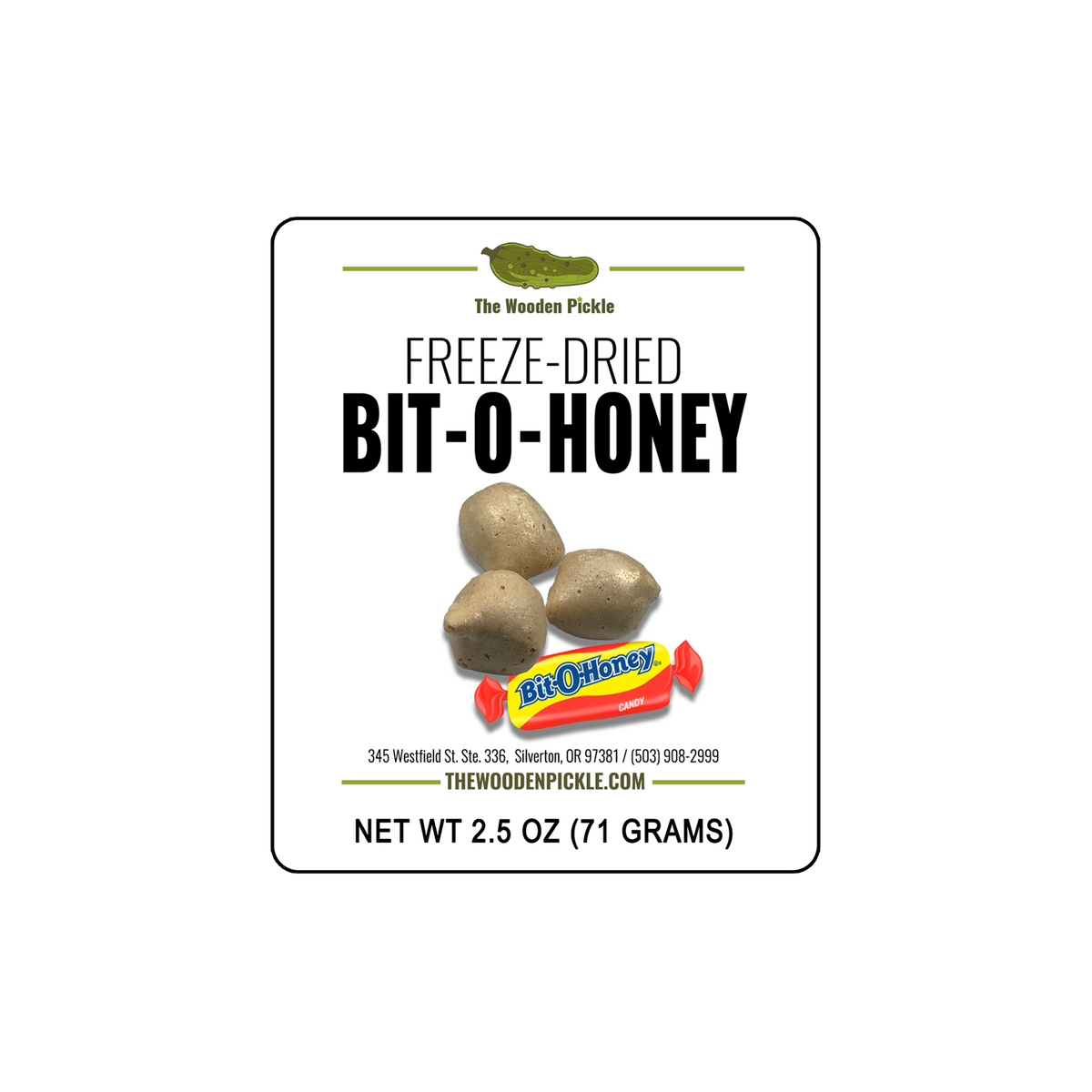 Freeze Dried Bit-O-Honey Candy – The Wooden Pickle
