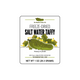 Freeze dried candy dill pickle taffy label